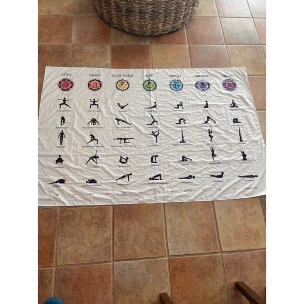 Yoga and Chara 35 poses scarf